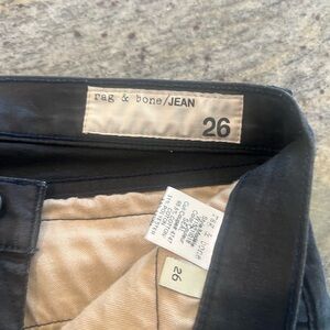 Rag & Bone Black Jeans Modern Fit